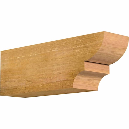 Ekena Millwork Ridgewood Rough Sawn Rafter Tail, Western Red Cedar, 6"W x 8"H x 24"L RFT06X08X24RID00RWR